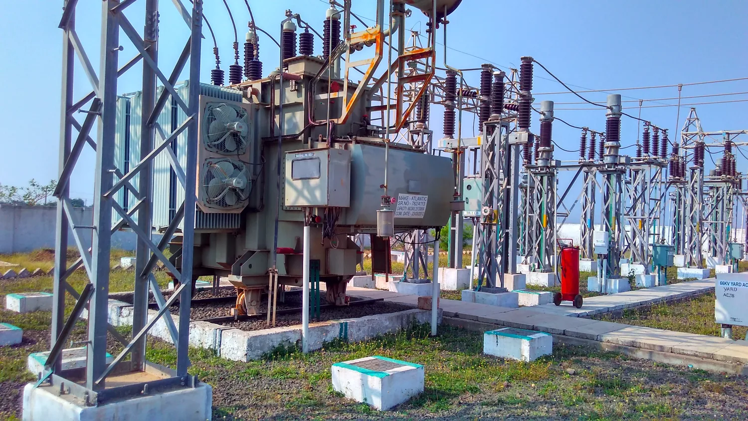 Electrical substation and transformer infrastructure