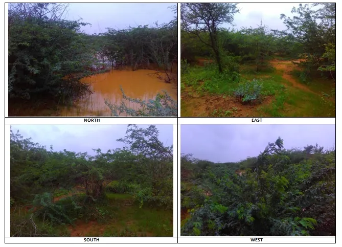 On-site directional photographs for physical verification